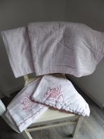 Bettwäsche-Set für Doppelbett rosa-weiß marmoriert, 130 x 180 cm Baden-Württemberg - Waiblingen Vorschau