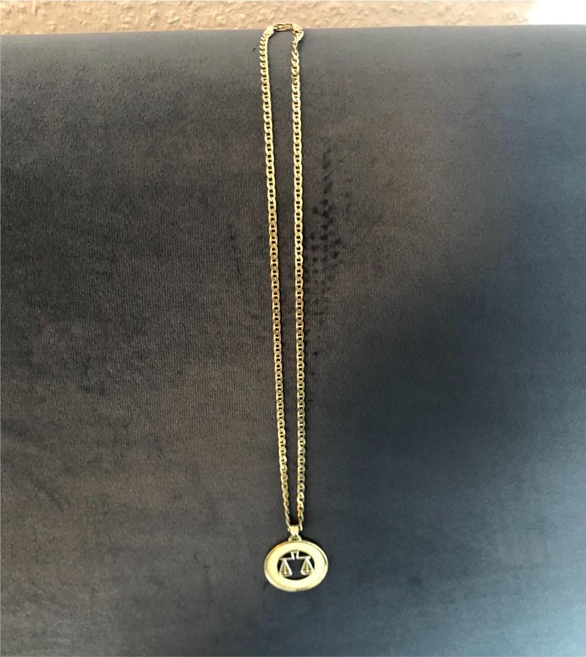 Goldkette Anhänger 585 14K Taufe Kinder Waage Gold Sternzeichen in Bremen