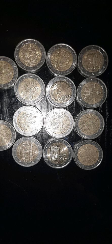 2 Euro sammel Münzen in Tangerhütte