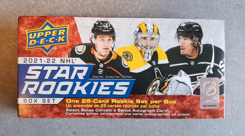 Upper Deck Hockey NHL STAR ROOKIES Box Set 2021-22 NEW in Mannheim