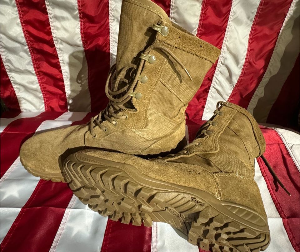 US Army Boots - Belleville - 11,5 W - Coyote in Bad Endbach