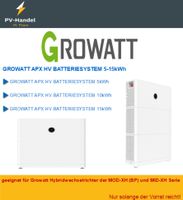 ab 2299 € Growatt APX HV Batteriesystem 5 / 10 / 15 kWh komplettes Hochspannungsbatteriesystem Speicher Set PV-Anlage Solaranlage Brandenburg - Dahlewitz Vorschau