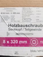 24x 8x320 mm TX 40 Holzschrauben Senkkopf Teilgewinde Nordrhein-Westfalen - Gescher Vorschau