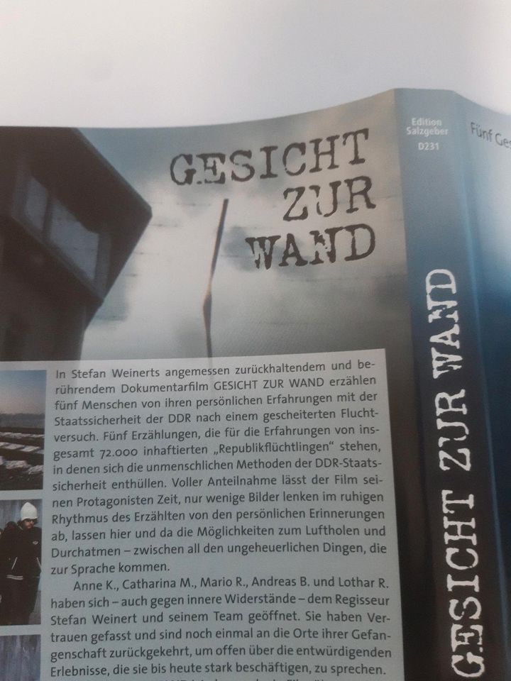 GESICHT ZUR WAND, Stefan Weinert, DVD-VIDEO in Hochdorf (Riß)