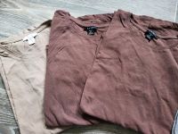 Basic Shirts M 3er Pack beige/braun Sachsen-Anhalt - Magdeburg Vorschau