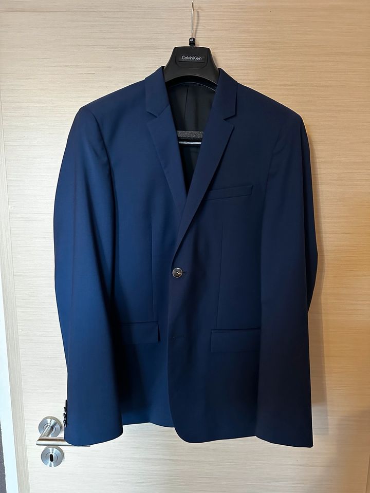 Anzug - Blau - Calvin Klein - Größe 48 - Slim Fit in Arnstorf