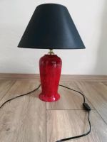 Designer Lampe rot schwarz 50cm Standleuchte Tischlampe Möbelhaus Nordrhein-Westfalen - Porta Westfalica Vorschau