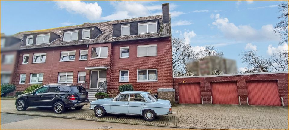 Schöne modernisierte 2-Zimmer-Souterrain-Wohnung mit großer Terrasse und Gartenzugang in Essen