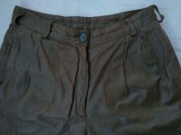 Vintage Lederhose mit Bundfalten taupe ca. Gr. 34 München - Schwabing-West Vorschau