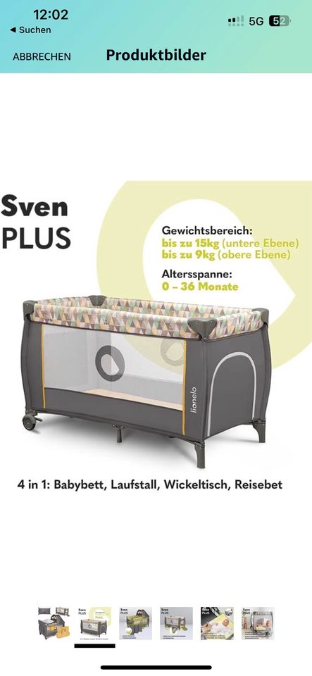 Reisebett Baby Neu 4 in 1 in Witten