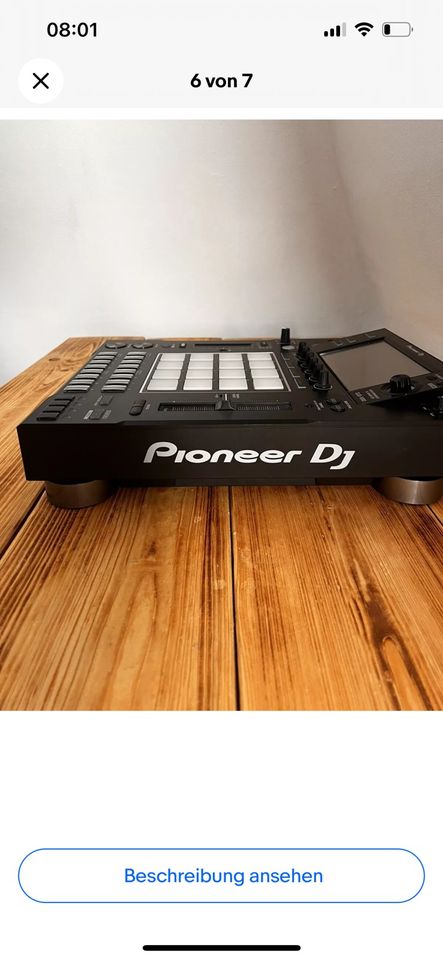 Pioneer DJS-1000 mit Case und Decksaver Top Zustand! in Jüterbog