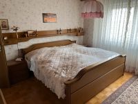 Schlafzimmer | Bett mit Nachtisch, Kleiderschrank und Kommode Baden-Württemberg - Mannheim Vorschau