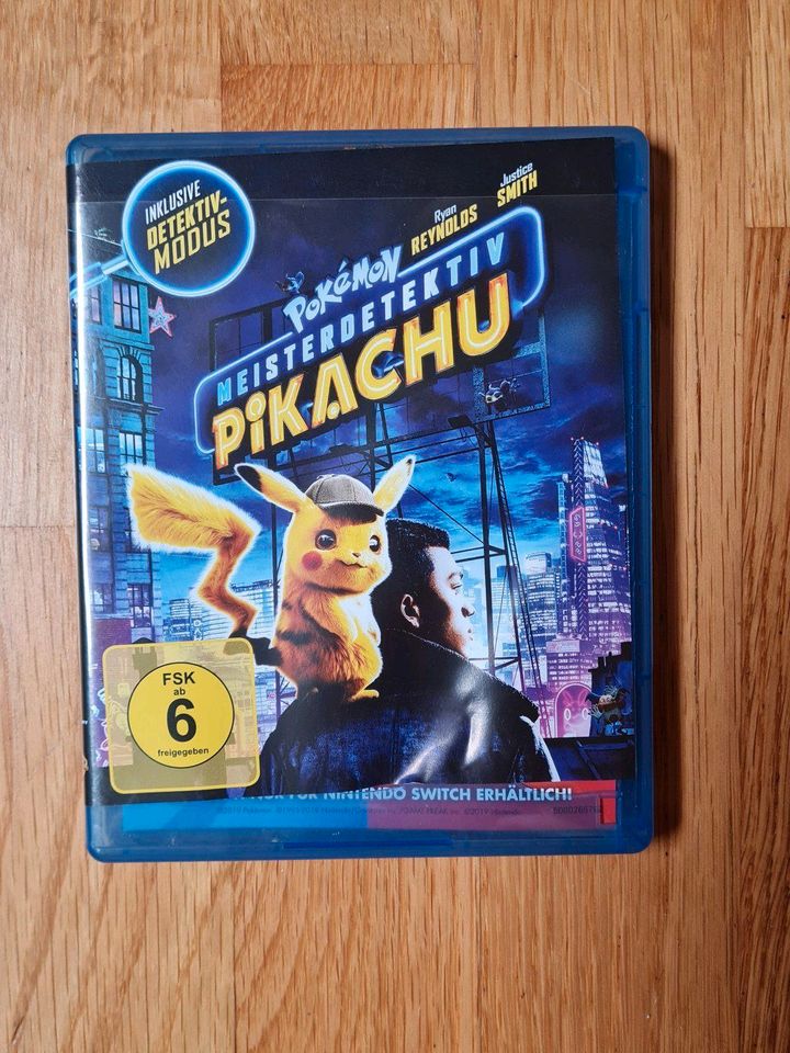 Pikachu Pokemon Meisterdetektiv,Blu ray Disc ab 6 Jahre,TOP !!! in Melsbach