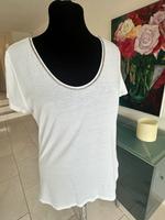Hallhuber Shirt weiß Strass Ausschnitt Gr. M Baden-Württemberg - Herrenberg Vorschau