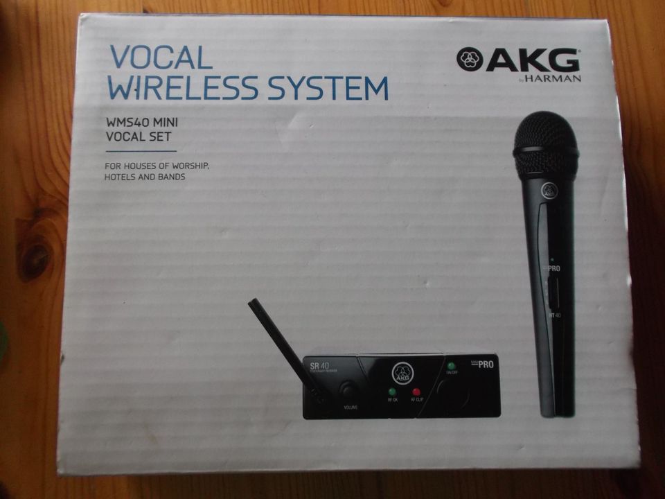 AKG Vocal Wireless System WMS40 Set OVP in Reichshof