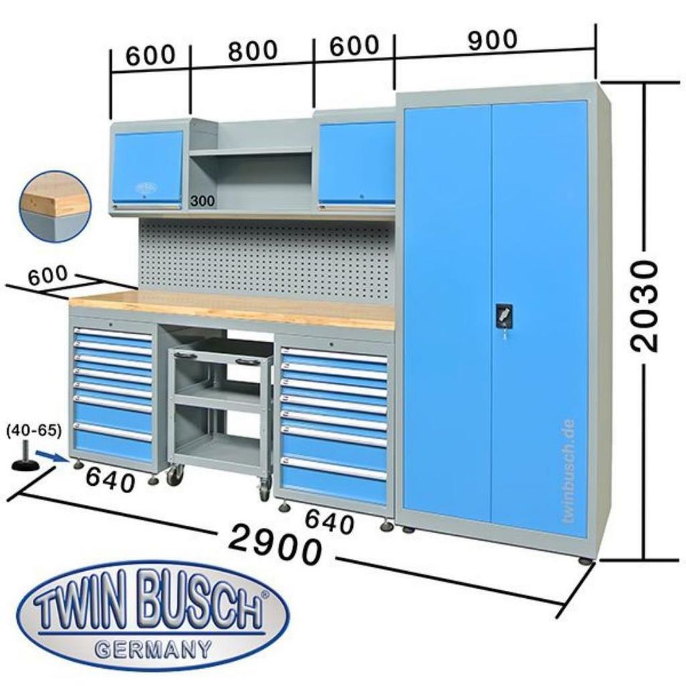 Twin Busch ® Werkstatt-Schranksystem | TW WB028 in Bensheim