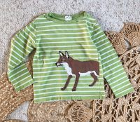 Alana Langarm Shirt Pullover Baumwolle Fuchs Streifen grün 98 Nordrhein-Westfalen - Siegen Vorschau