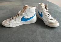 NIKE 77 Turnschuhe weiß Leder blau SWOOSH Gr44,5 NP110€ 5×getr Bayern - Mühldorf a.Inn Vorschau