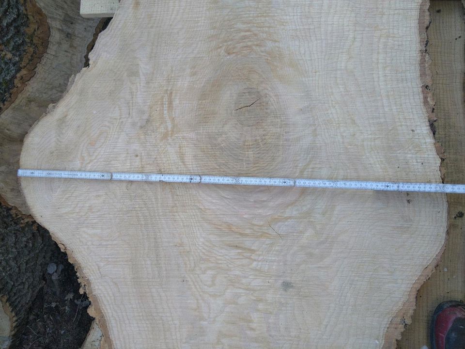 Eschenbohle Holzplatte Tischplatte Massivholz Bohle Esche Eiche in Rodewisch