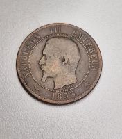 Münze DIX CENTIMES VON 1853 ** Seltenheit Sachsen - Trebsen Vorschau