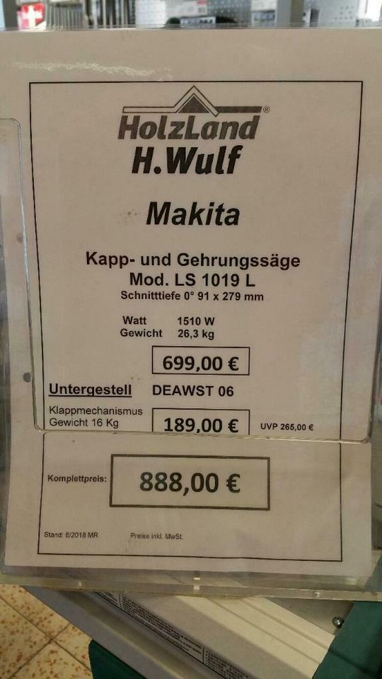 eBay in LS1019L Kleinanzeigen Makita jetzt Kapp-und Art. | - ist Schleswig-Holstein Kleinanzeigen Gehrungssäge Nr.1789260 Ahrensburg