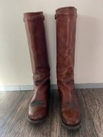 ASH Leder Boots Stiefel Cognac braun 38 39 ASH Bayern - Stadtbergen Vorschau
