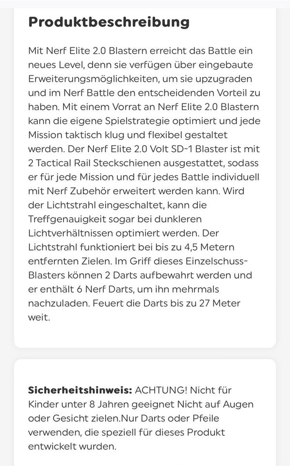 8+ Nerf 2.0 Elite Commander / 2.0 Elite Volt / Koffer 200 Darts in Kiel