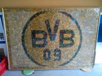 Mosaik Kunst Gemäle Bild Dortmund Kronkorken BVB Hessen - Homberg (Efze) Vorschau