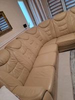 Beige Echtleder Couch L Förmig Duisburg - Rheinhausen Vorschau