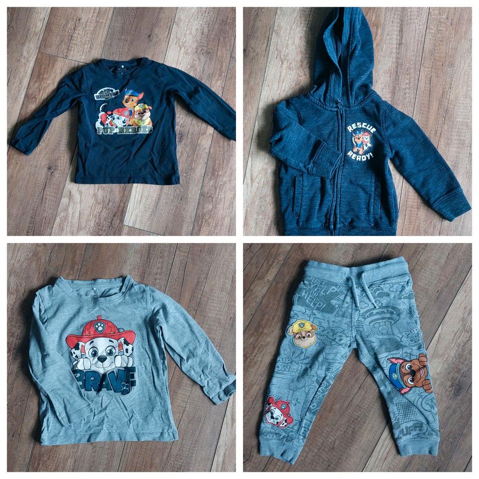 Paw Patrol Set Langarmshirt Jacke Sweatjacke Hose Chase 98 in Völklingen