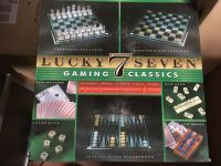 Glas Spielesammlung Lucky Seven Poker Schach Dame Karten Domino Sachsen - Annaberg-Buchholz Vorschau