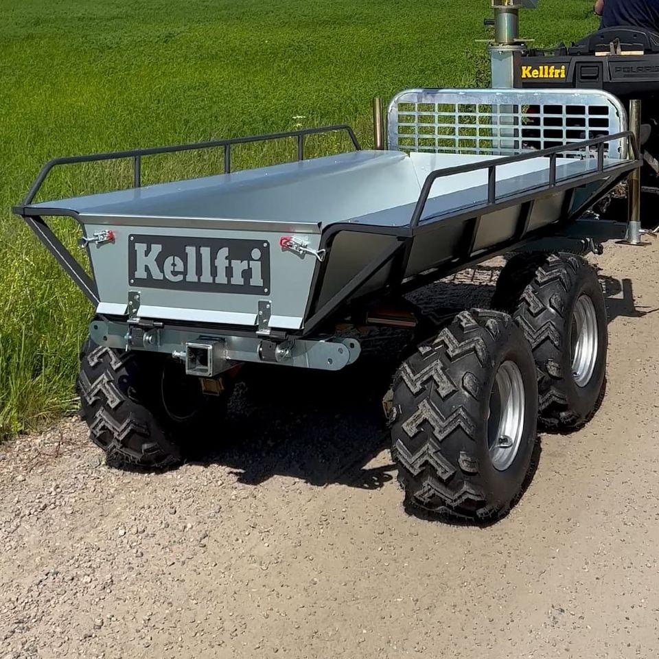 Anhänger Quad ATV Kipperanhänger 700 Kg Rasentraktor mit Seilkran in Nürnberg (Mittelfr)