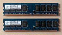 Nanya DDR2 RAM 2x 2GB 2Rx8 PC2-6400U-666-13-E1 Arbeitsspeicher Hessen - Butzbach Vorschau