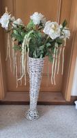 Große Bodenvase Rattan & Kunstblumen Rosen, Amaranthus, Kunstgras Niedersachsen - Calberlah Vorschau