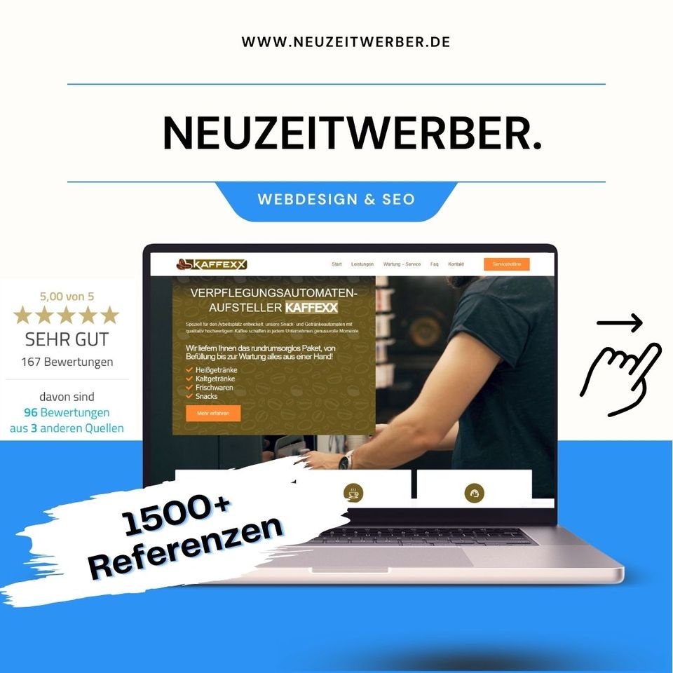 Webseite erstellen professionell & preiswert + Google SEO 2024 | Webdesign | Website | Homepage erstellen | WordPress | Programmierer | UX / UI | Web Agentur in Waiblingen