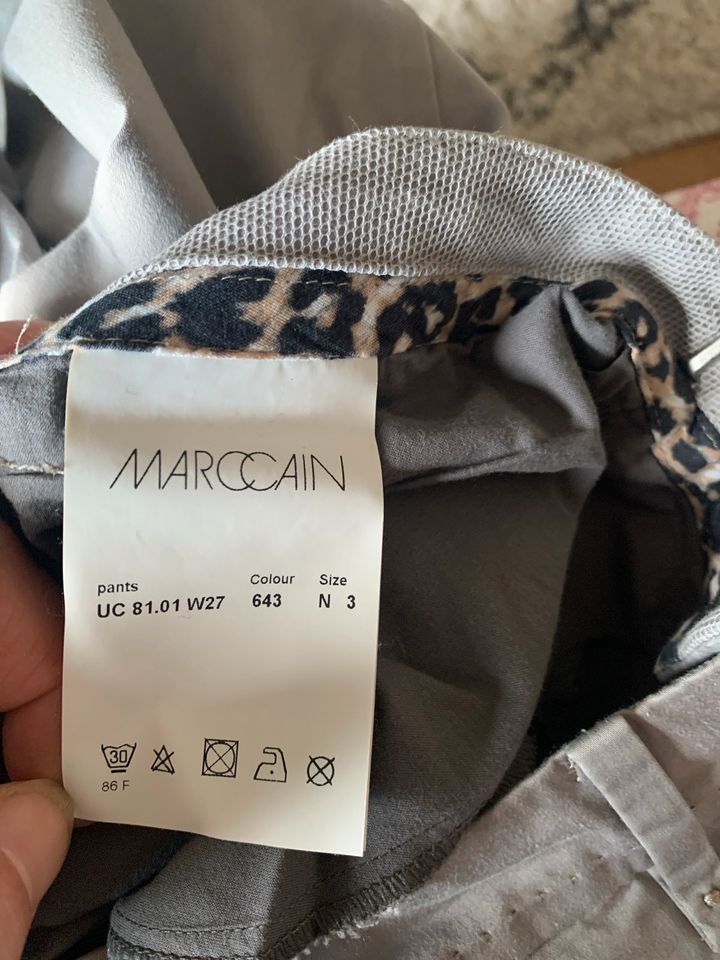 Marc Cain Chinos Hose Nr. 3/ gr. 38, grau in Göppingen