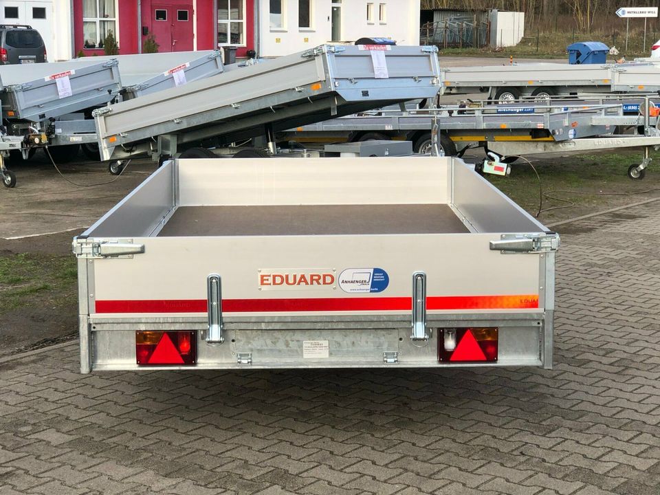 ⭐️ Eduard Auto Transporter 1500 kg 311x180x30 cm Rampen Winde 56 in Schöneiche bei Berlin