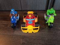 Hulk, Iron Man, Captain Amerika; Avengers Figuren mit Fahrzeugen Nordrhein-Westfalen - Gelsenkirchen Vorschau