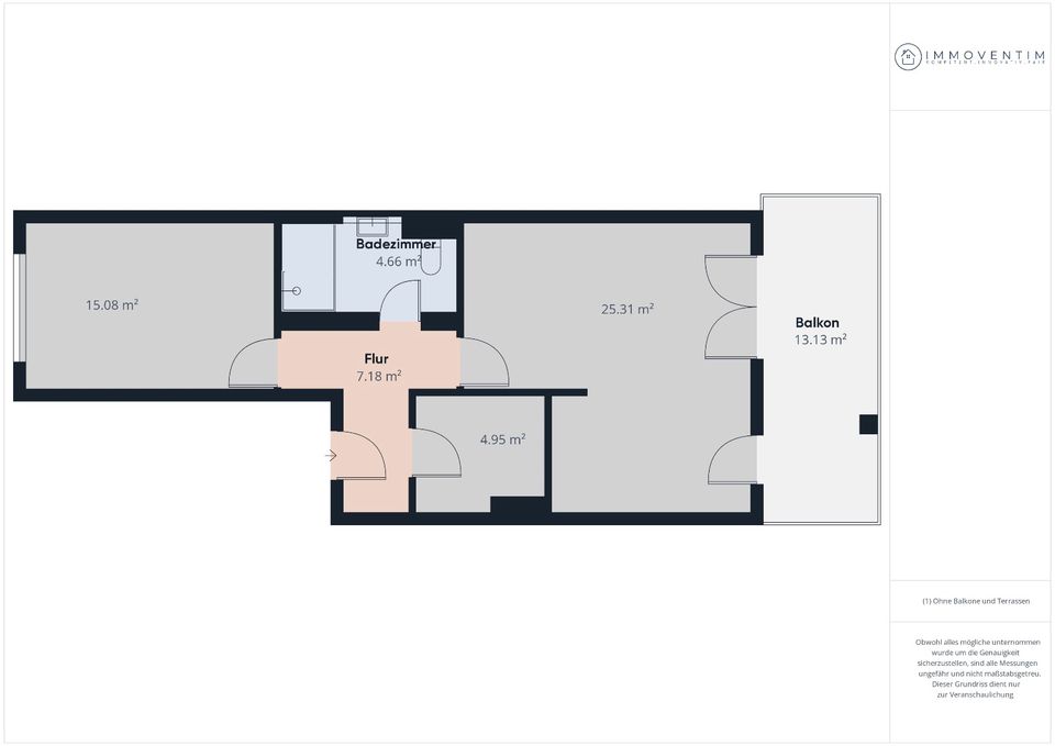 Exklusive 2-Raum-Wohnung in Rostock Warnemünde mit Aufzug und Stellplatz in Rostock