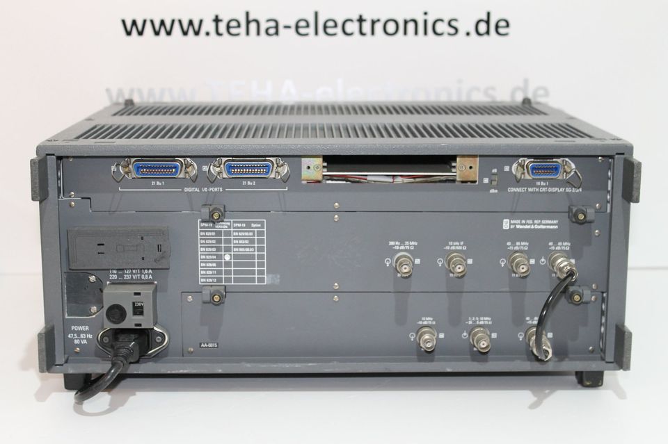 Wandel & Goltermann SPM - 19 Selective Level Meter - getestet in Kronach