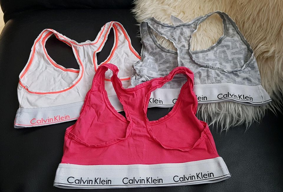 Calvin Klein 3 Bustiers Gr. S in Recklinghausen