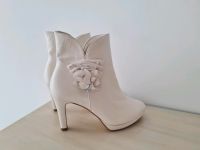 Stiefelette Designer Nina Fiarucci Hochzeit Leder creme NEU Baden-Württemberg - Mannheim Vorschau