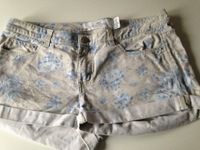 H&M Jeans Shorts Hose 40 grau / hellblau Blumen Bayern - Fürth Vorschau