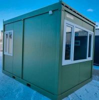 ✔️ NEU - 2 Jahre Garantie - Made in Germany ✔️ Wohncontainer mit Fenstern & Stauraum - Versand europaweit - Fertig montiert - Tiny House Gartenhütte Bürocontainer Baucontainer Containerwohnung Neuware Bayern - Brunnen Vorschau