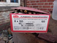 Langspreiz-Knotenrahmendübel 100Stück 8*100 Allfa Niedersachsen - Hinte Vorschau