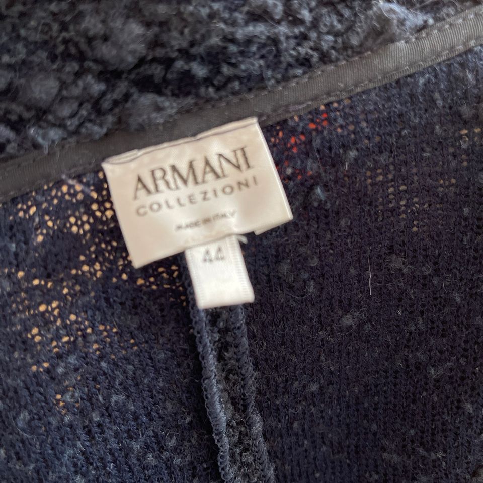 Armani Jacke Strickjacke Gr.38 - mit Wolle - dunkelblau in Hamburg