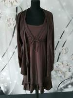 Kleid und Jacke Anna Scott Braun Gr. 38 Hessen - Guxhagen Vorschau