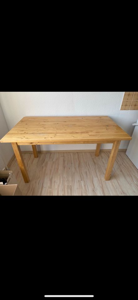 Ikea Björkudden Tisch 120x75cm + henriksdal Stühle massiv Holz in Sarstedt