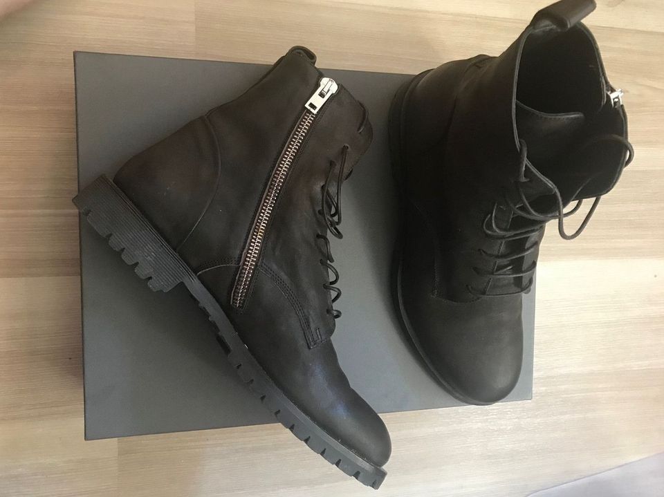 Mattia Capezzani Herren Boots in Braun in Größe 45 - Quasi NEU - in Köln