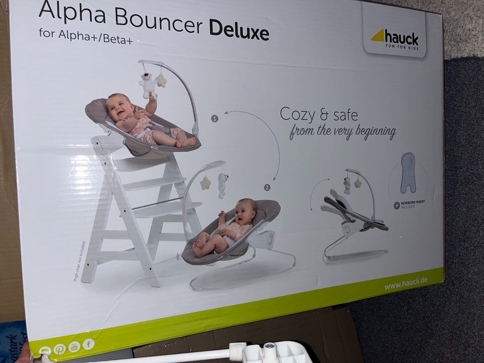 Hauck 2in1 Babywippe Alpha Bouncer Deluxe in Bremen